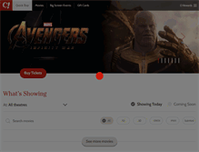 Tablet Screenshot of celebrationcinema.com